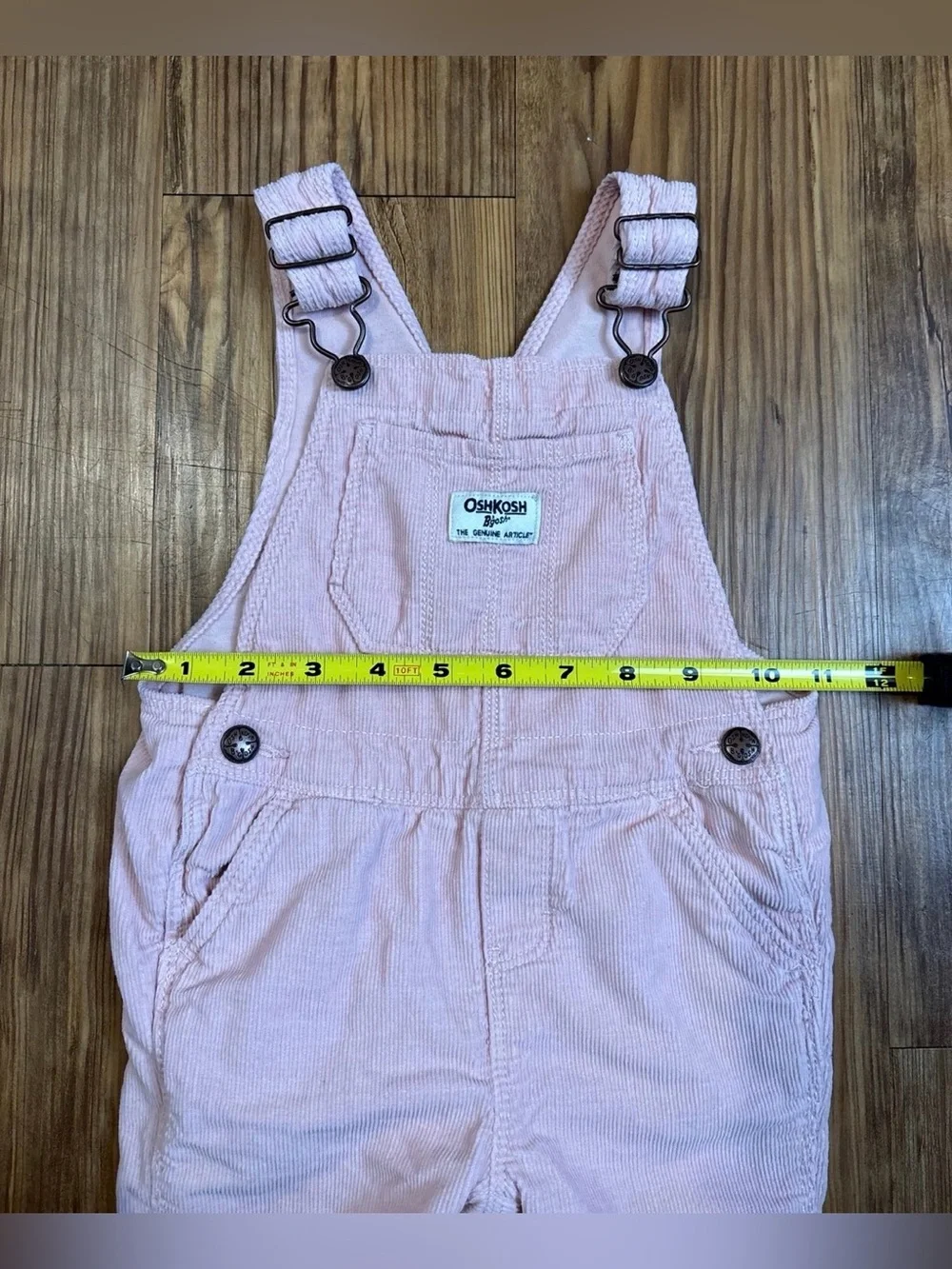 OshKosh B'gosh Blush Pink Corduroy Overalls